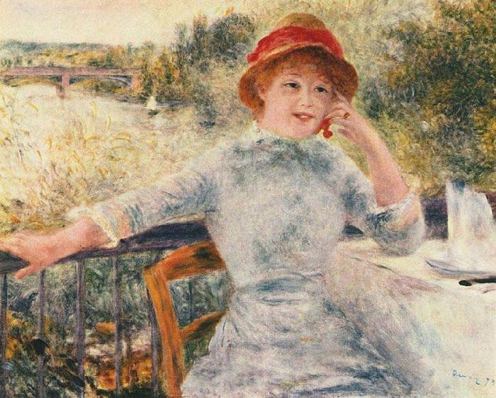 Pierre-Auguste Renoir Portrat der Alphonsine Fournaise Norge oil painting art